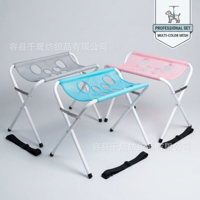 Pet Grooming Hammock for Cats and Dogs - Bathing and Nail Trimming Restraint Stand