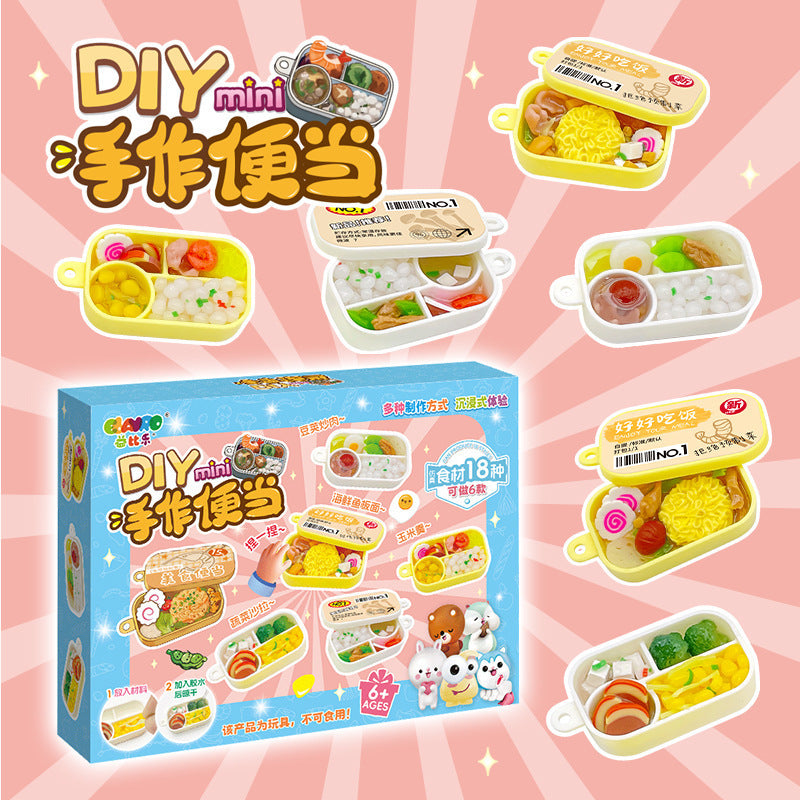 DIY Mini Bento Box / Family Feast Handmade Craft Kit for Stress Relief