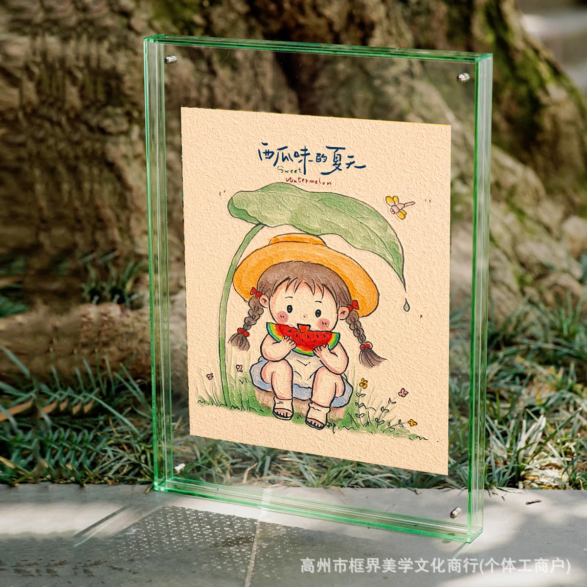 Acrylic Photo Frame for Pictures, Posters, and Art Prints - Wall Mount or Tabletop Display