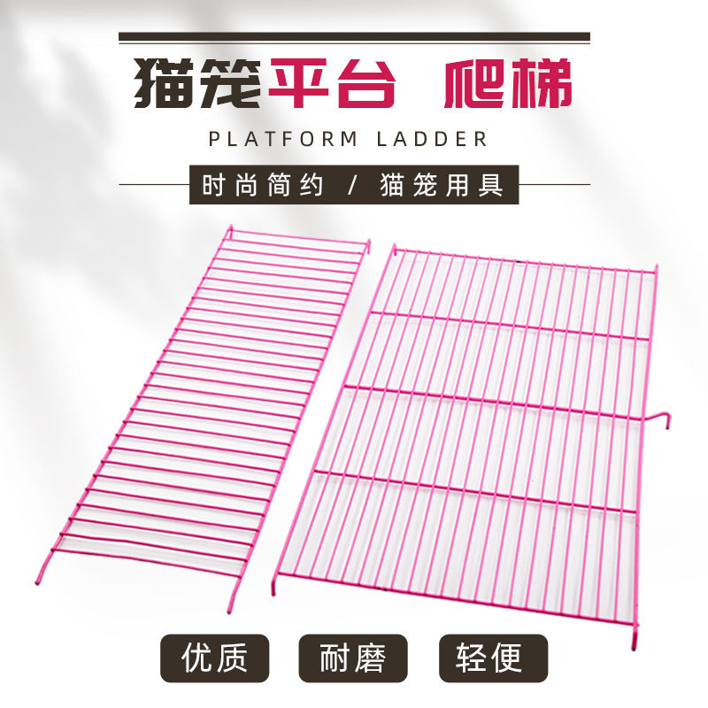 Cat Cage Platform and Ladder Accessories for Multi-Tier Cages
