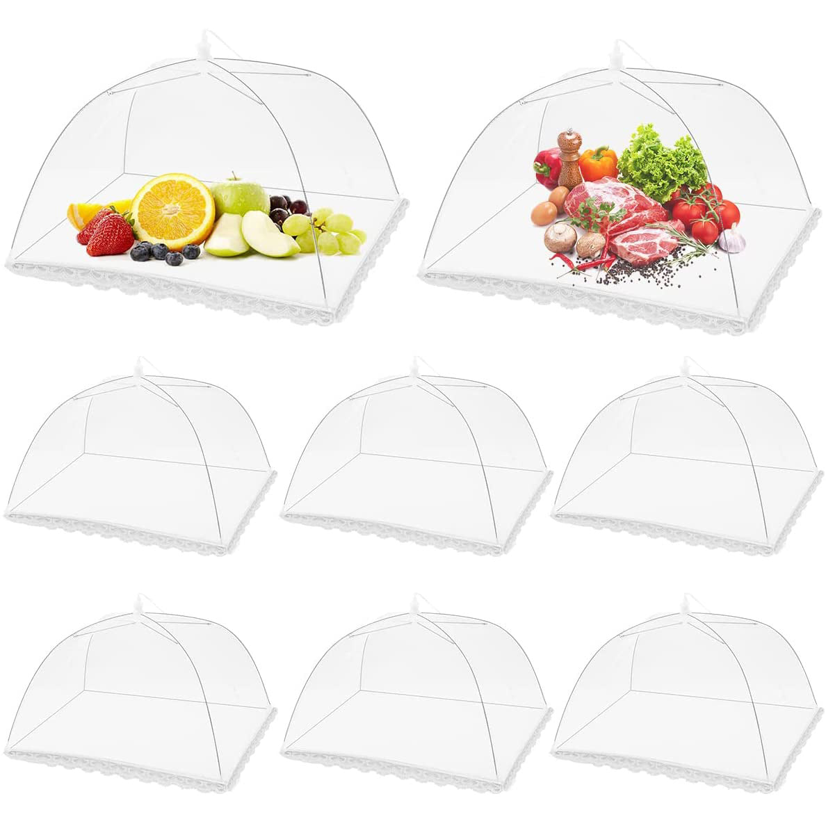 Pop-Up Mesh Food Cover Tent for Outdoor Picnics and BBQs
