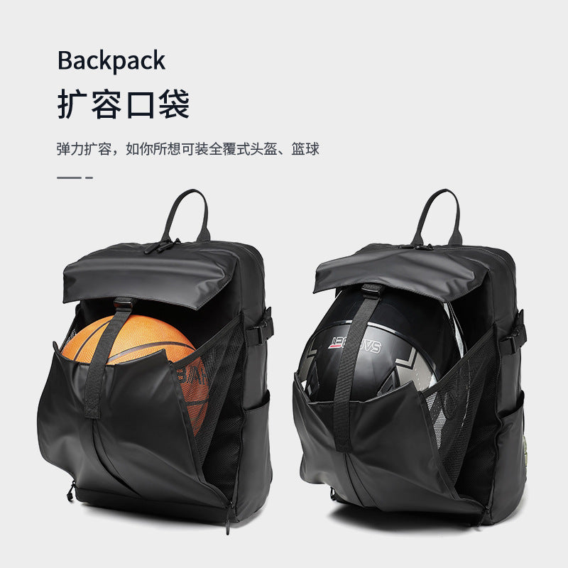 Waterproof Motorcycle Helmet Backpack with Laptop Compartment for Men and Women
