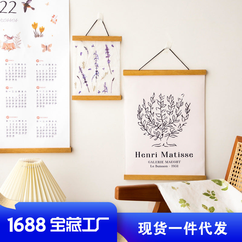 Solid Wood Magnetic Art Display Frame for Kids' Drawings & Calligraphy