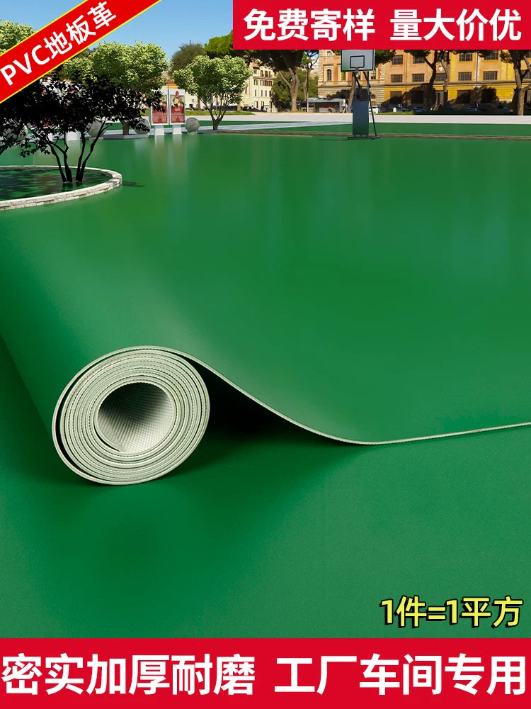 PVC Waterproof Non-Slip Floor Mat for Living Room Bedroom Outdoor Use, Cuttable