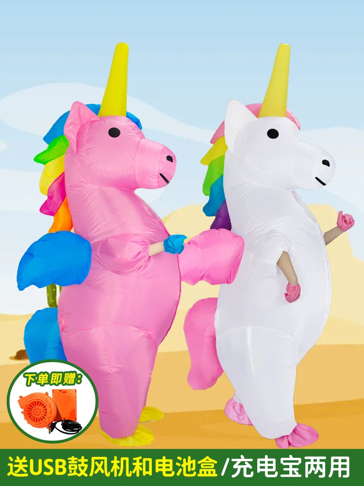 Kids' Inflatable Angel Unicorn Costume for Halloween & Parties