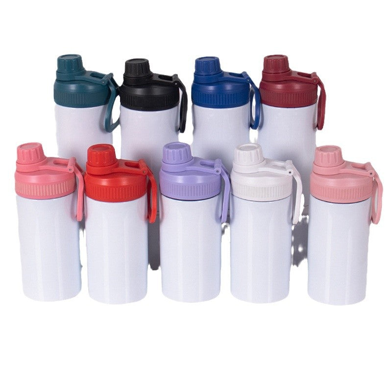 12oz Stainless Steel Insulated Water Bottle with Handle Lid for Sports & Outdoors