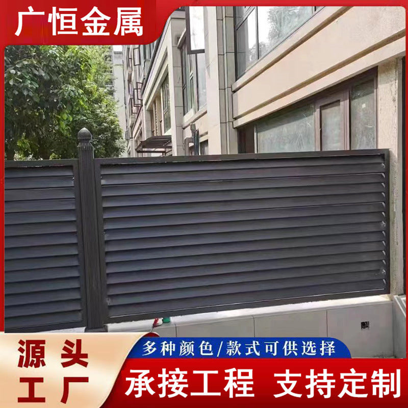 New Chinese Style Louvered Aluminum Fence for Garden & Villa