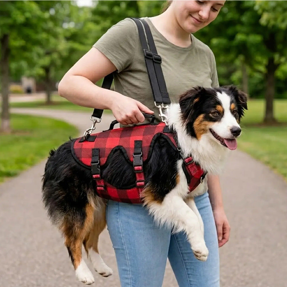 Pet Support Harness for Injured or Elderly Dogs - Rear Leg Lift Assistance and Walking Aid