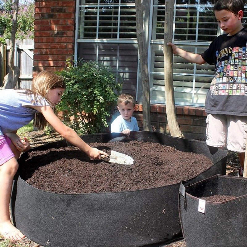 Large Round Raised Garden Bed for Balcony and Rooftop Vegetable Planting