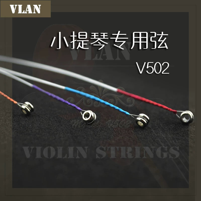 VLAN V502 Violin Strings Set for Beginner to Advanced Players, EADG, Single Strings Available