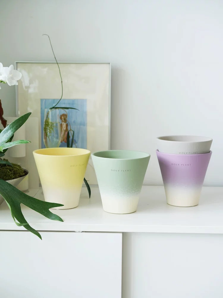 DOLV Iceberg Ceramic Planter Pot for Indoor Plants