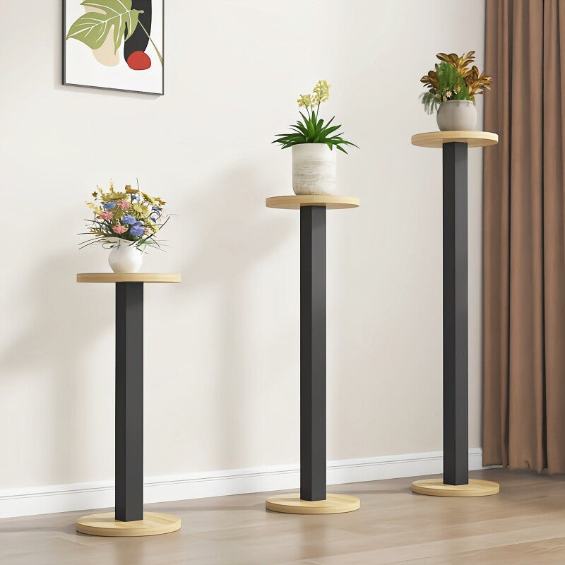 Nordic Minimalist Iron Art Floor-Standing Plant Stand for Living Room Balcony Decor