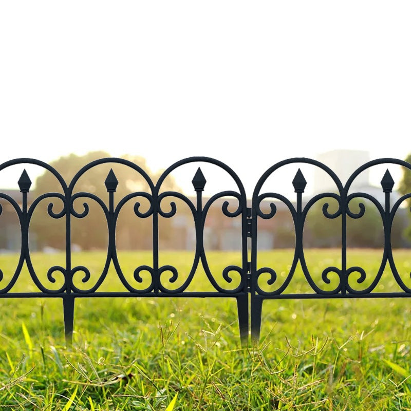 Garden Fence Outdoor Plastic Interlocking Border Edging Decorative Panel for Flower Beds and Pathways