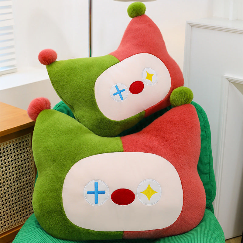 Cute Clown Plush Pillow Soft Stuffed Doll Home Decor Kids Birthday Gift