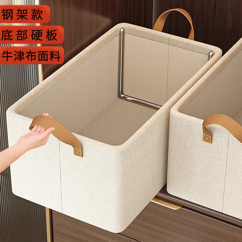 Foldable Fabric Storage Bins for Wardrobe and Clothes Organization