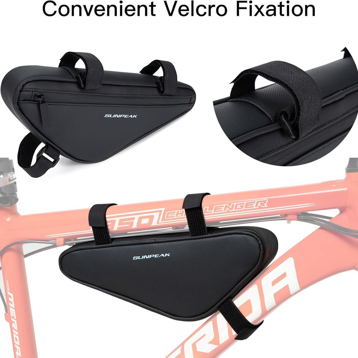 Bicycle Triangle Frame Bag, Waterproof Bike Pouch for Road & Mountain Bikes, Cycling Accessories Storage