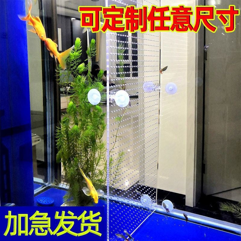 Acrylic Aquarium Divider with Suction Cups, Fish Tank Separator Grid Plate