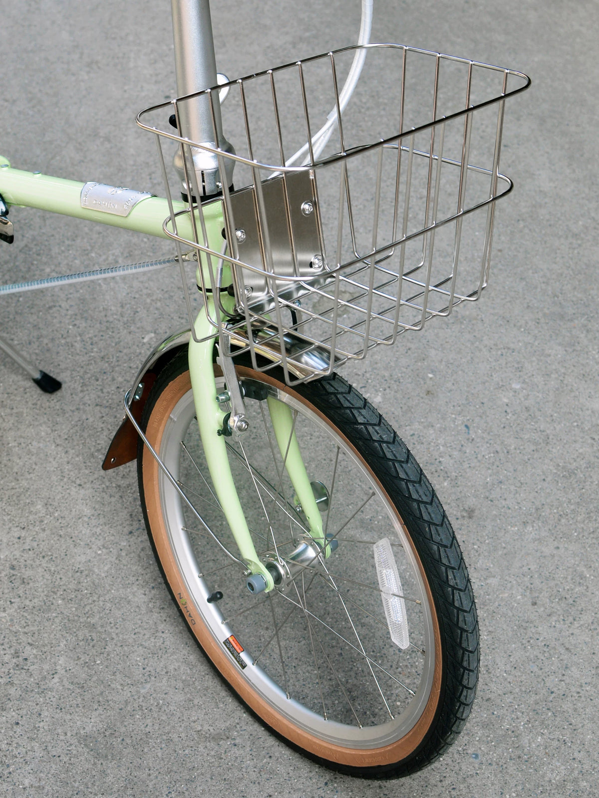 Stainless Steel Foldable Bicycle Basket for Brompton D7 D10 P8 Bikes, Quick Release Front Carrier for Pets and Storage