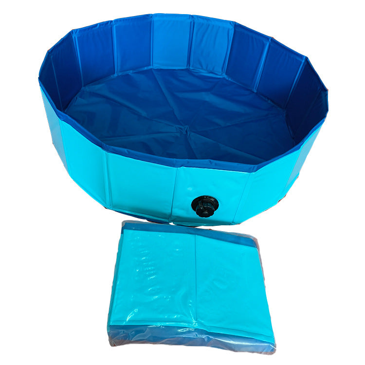 Foldable PVC Pet Bathing Tub & Swimming Pool for Dogs and Cats