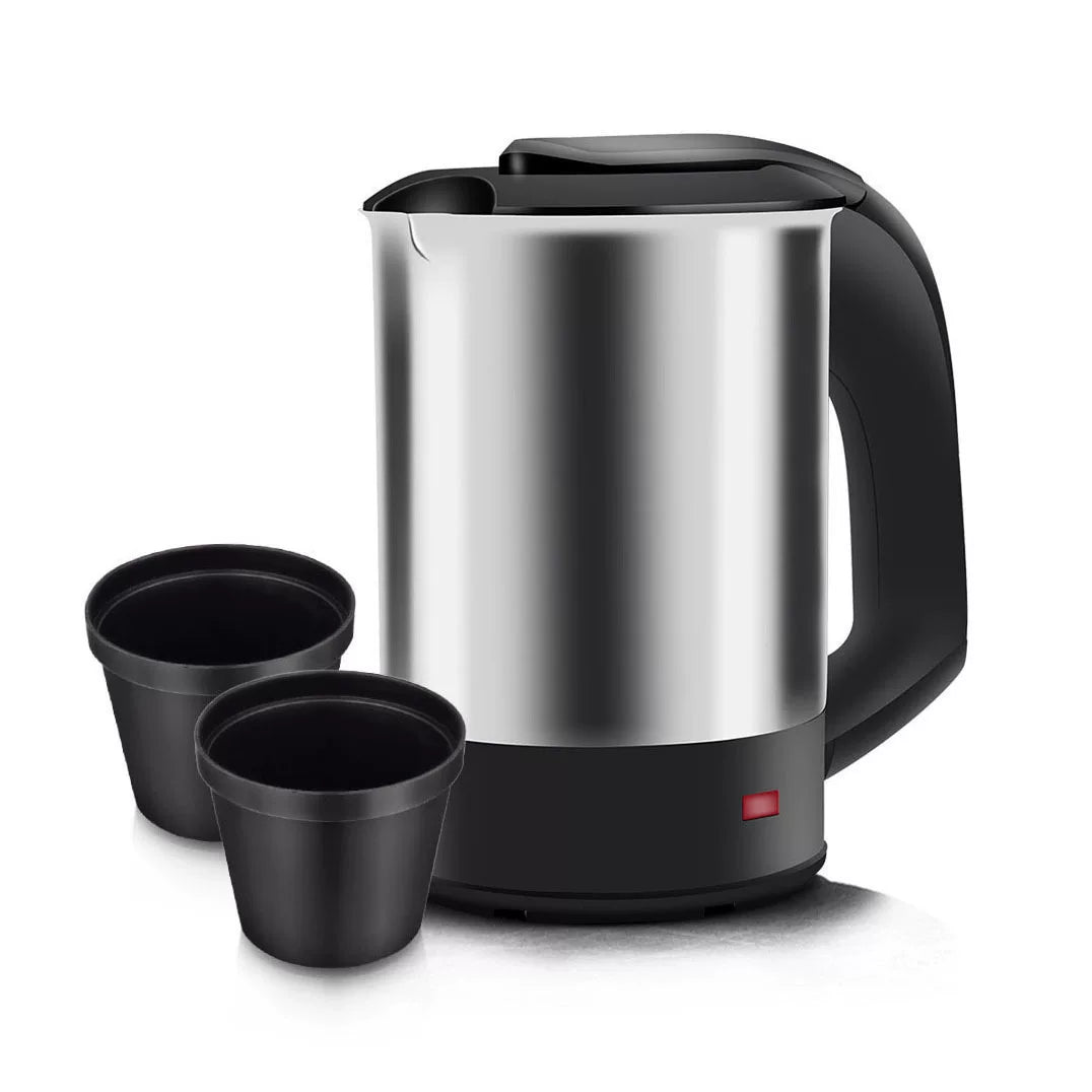 Portable Electric Kettle, Stainless Steel Automatic Shut-off Boil-Dry Protection