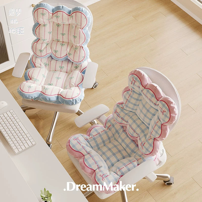 Cream Style Thickened Seat Cushion for Office, Dining, or Dorm Chairs