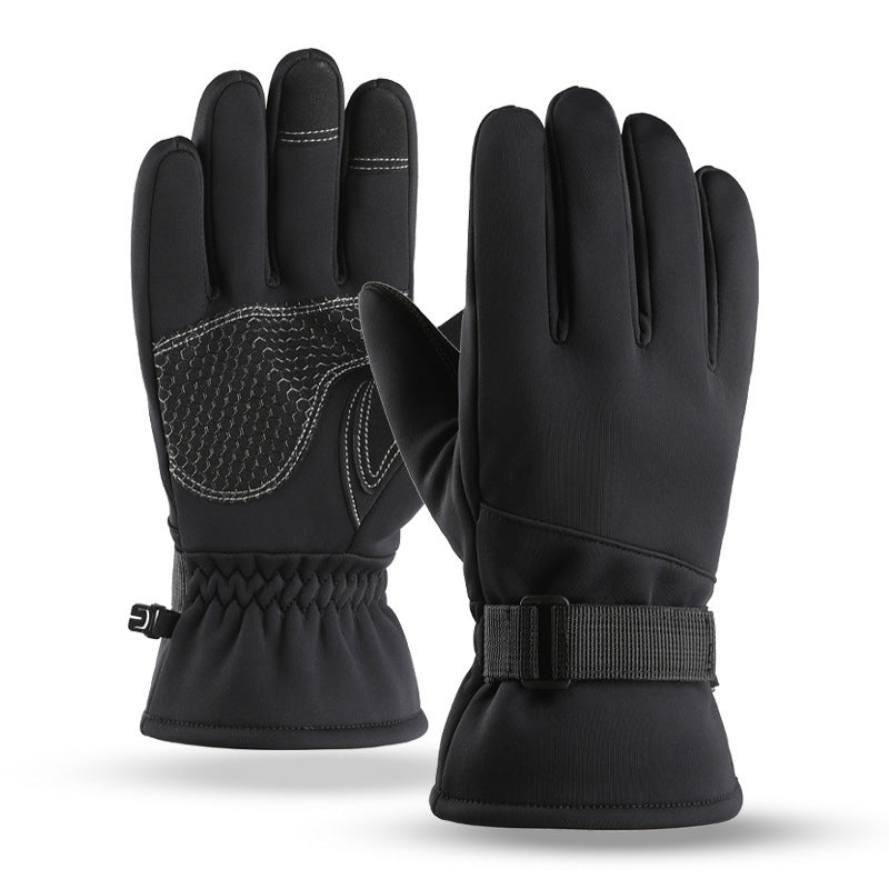 Winter Touchscreen Gloves, Fleece Lined, Windproof, Warm for Skiing, Cycling, Hiking