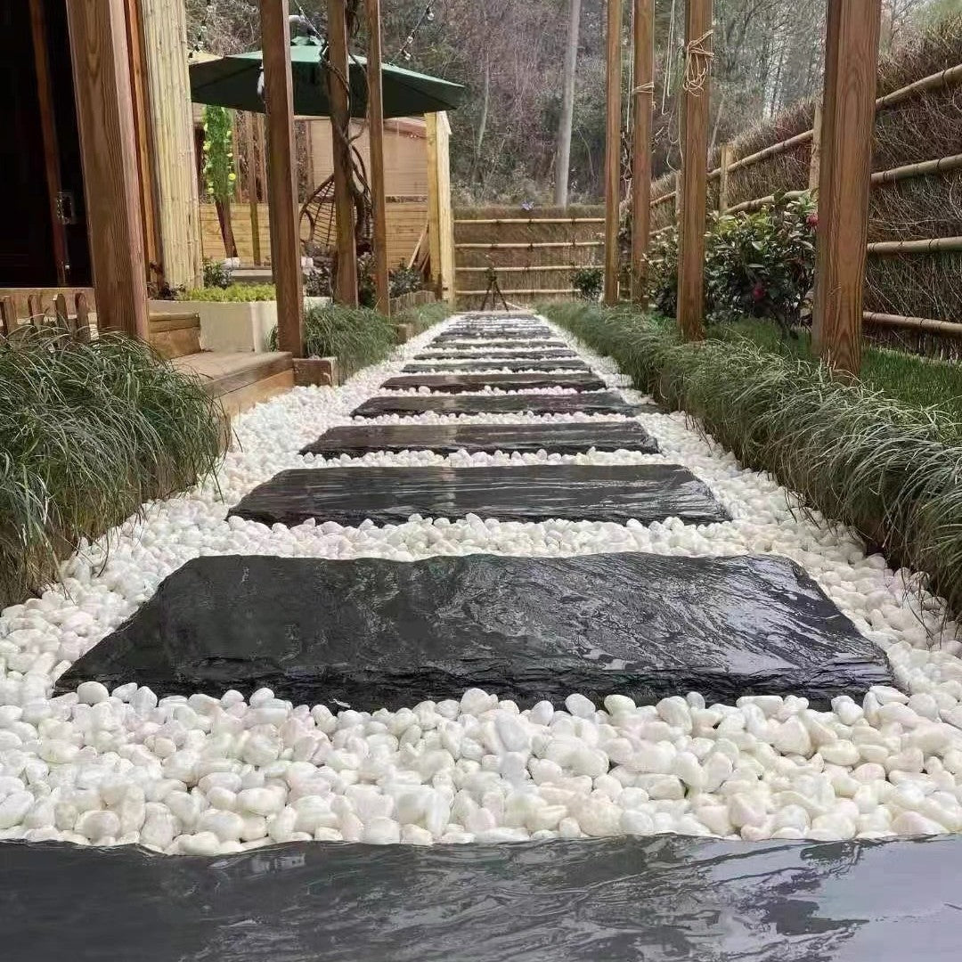 Irregular Bluestone Stepping Stones for Garden Paths and Landscaping