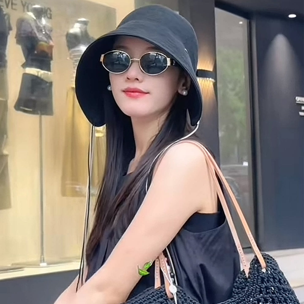 Women's Foldable Sun Protection Bucket Hat for Beach Travel
