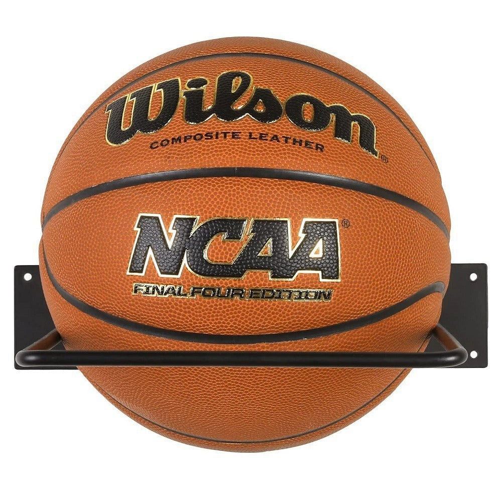 Wall-Mounted Large Ball Storage Rack for Basketball, Yoga, and Gym Balls