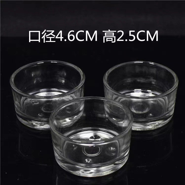 Glass Tealight Candle Holder Cups for DIY Candle Making