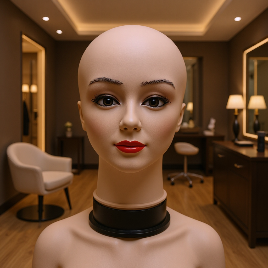 Female Mannequin Head for Wig Display and Store Presentation