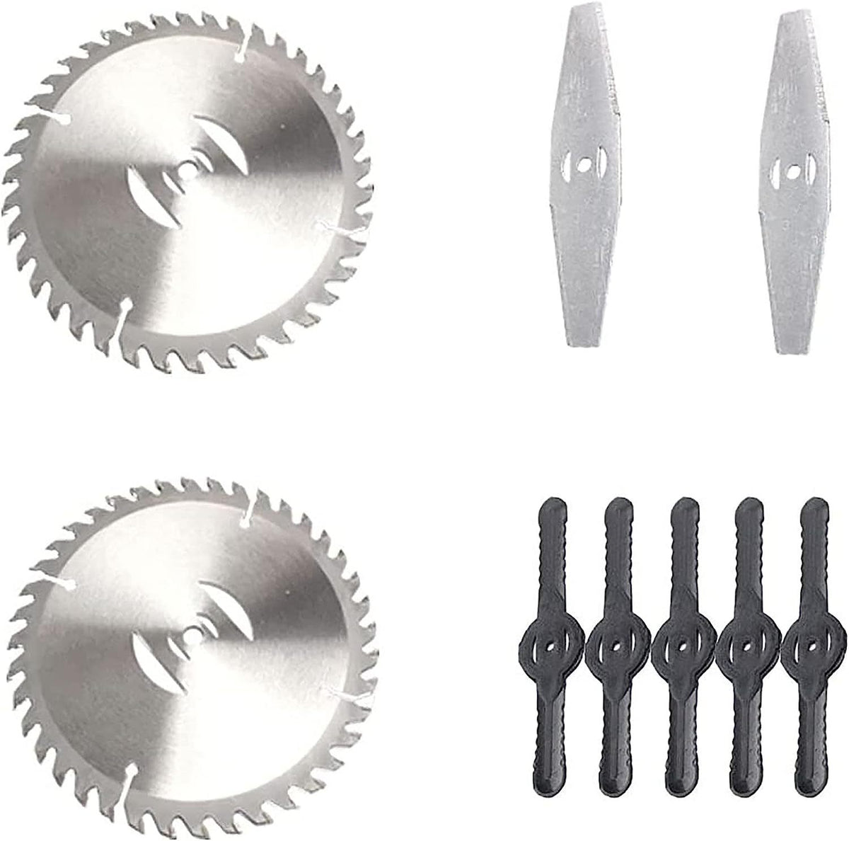 Lawn Mower Blades for Trimmers and Brush Cutters, Manganese Steel