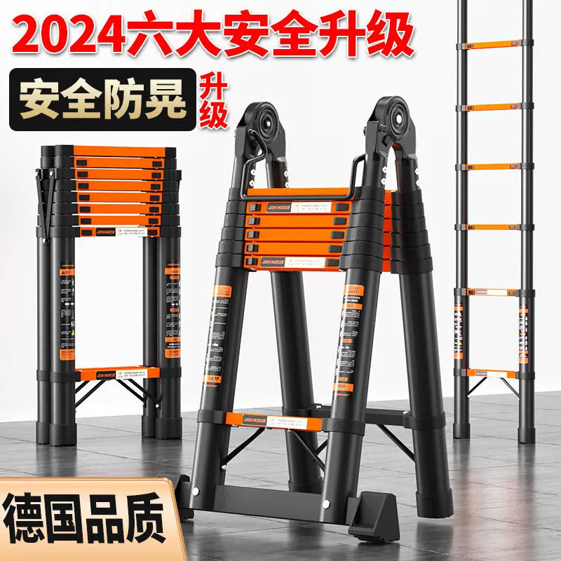 Folding Aluminum Alloy Ladder Step Stool for Home Use