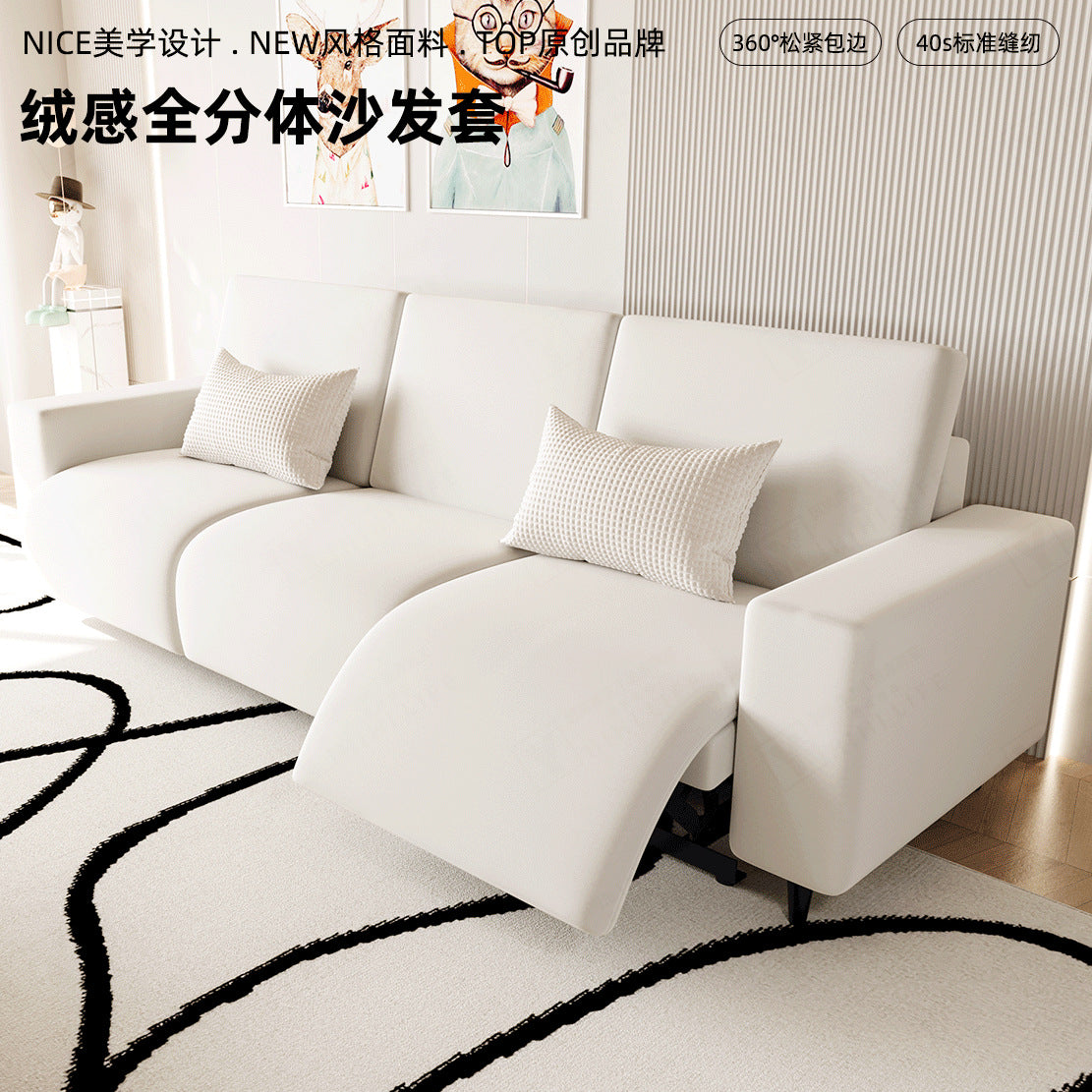 Luxury Full-Coverage Electric Recliner Sofa Cover with Anti-Scratch Protection