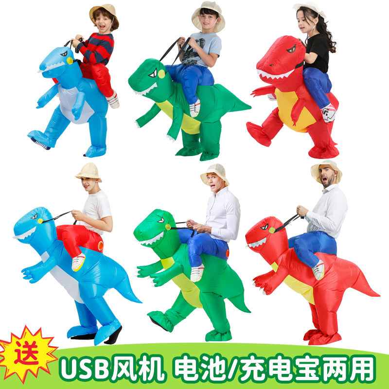 Inflatable Dinosaur Costume for Kids and Adults - Role Play & Performance Outfit
