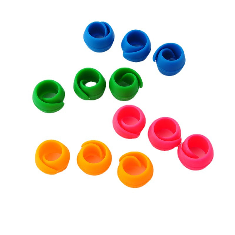 Silicone Bobbin Holders for Sewing Machine Thread Spools, Anti-Unraveling Clips