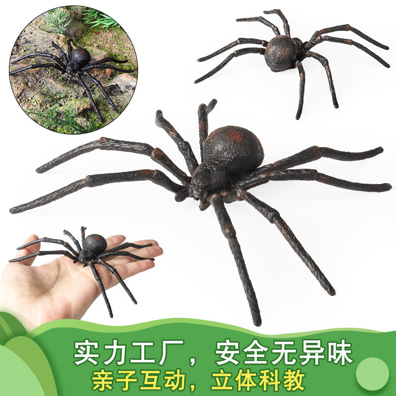 Realistic Insect Animal Model Black Widow Spider Mosquito Kids Toy Prank Ornament