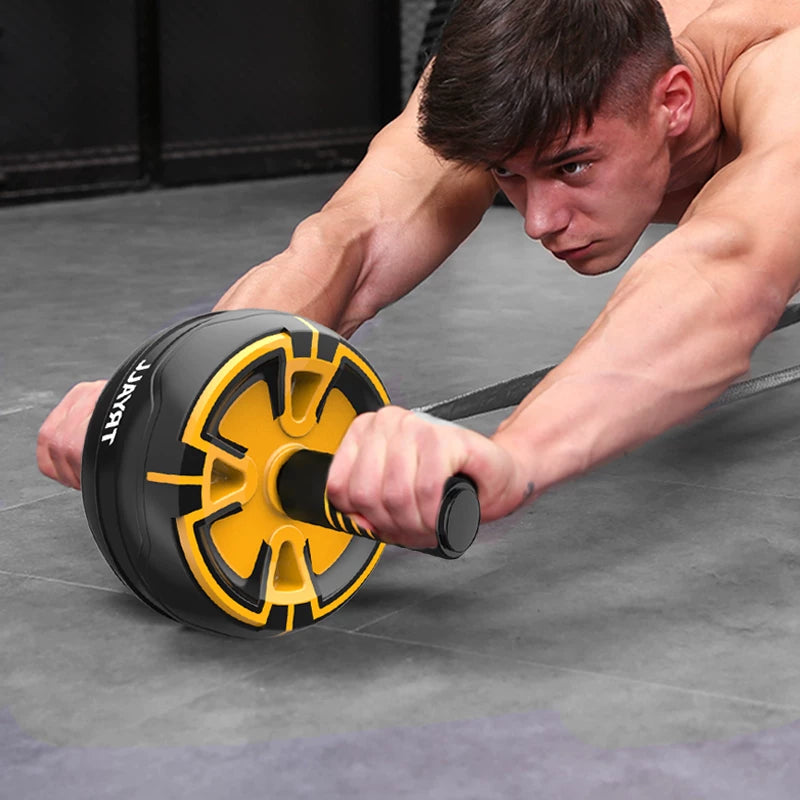 Automatic Rebound Abdominal Wheel for Home Fitness, Abdominal Muscle Trainer and Roller