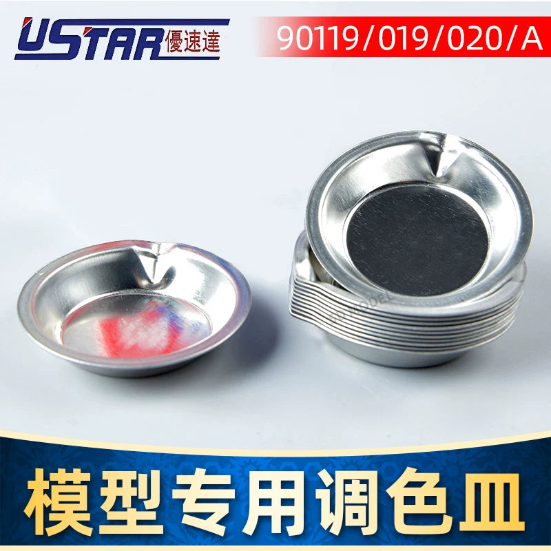 Ustar Paint Mixing Tools for Gundam and Military Models - Palettes, Dishes, and Droppers