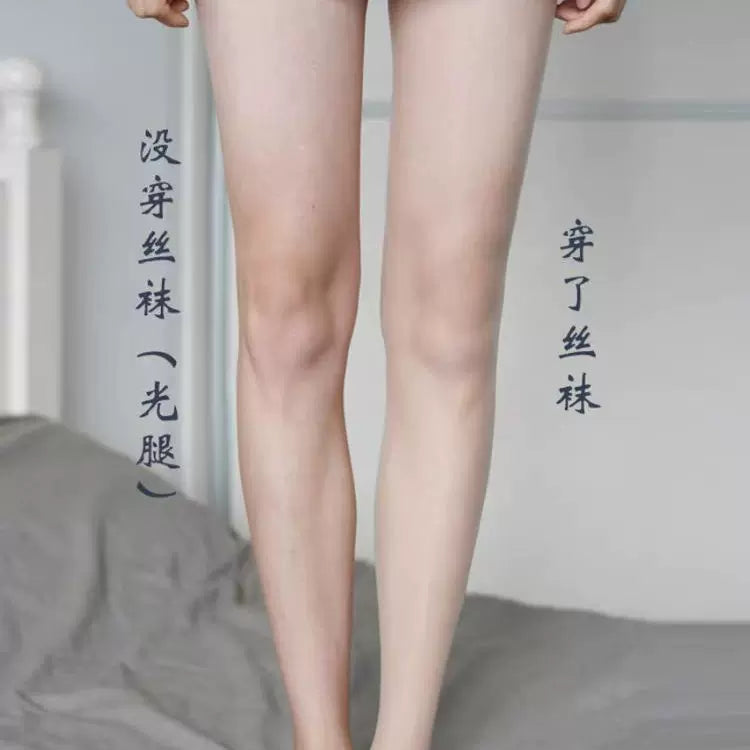 0D Ultra-Sheer High-Waist Tights for Spring/Summer - Tummy Control & Butt Lift