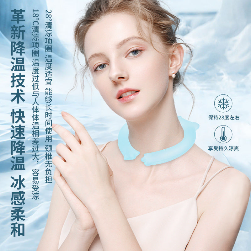 PCM Phase Change Cooling Neck Ring for Summer Heat Relief