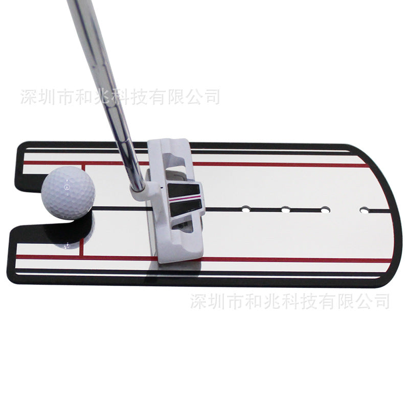 Golf Putting Alignment Mirror Training Aid for Indoor Practice