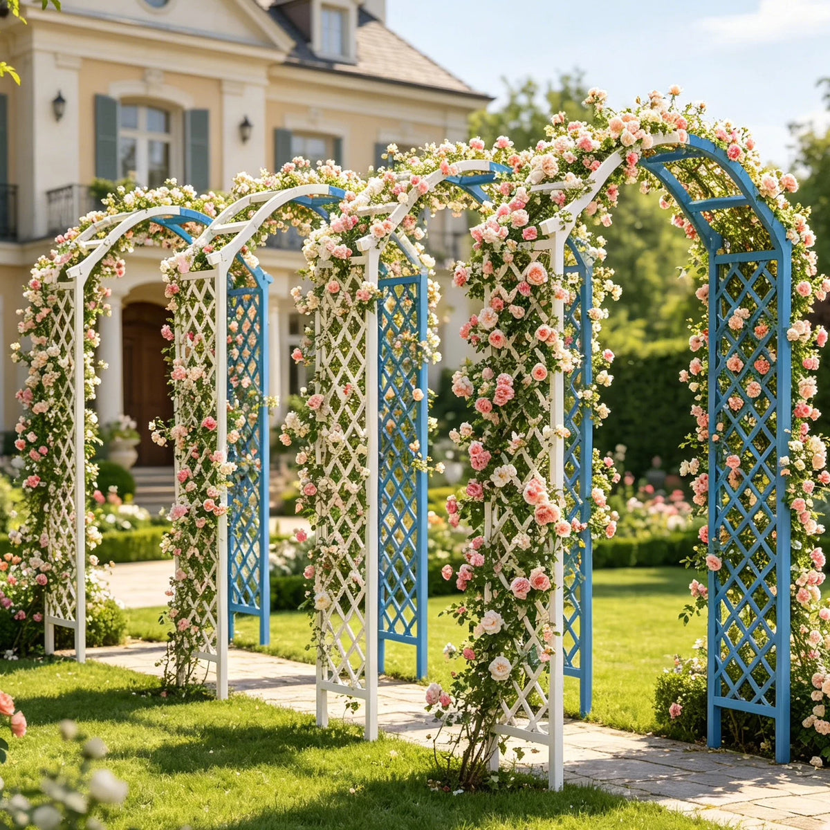 Outdoor Wooden Garden Arch for Weddings and Events