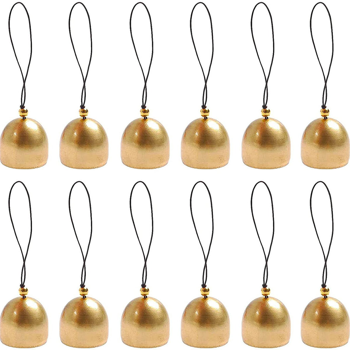 Pure Copper Wind Chimes and Accessories with Bell Hammer Metal Small Copper Bells DIY Material Christmas New Year Decoration Bells