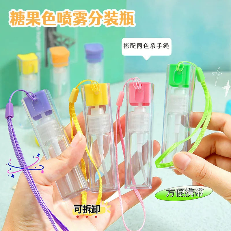 10ml Portable Press-Type Spray Bottle for Cosmetics and Outdoor Use