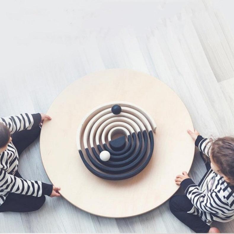 Wooden Balance Board Disc for Kids Indoor Sensory Integration Training