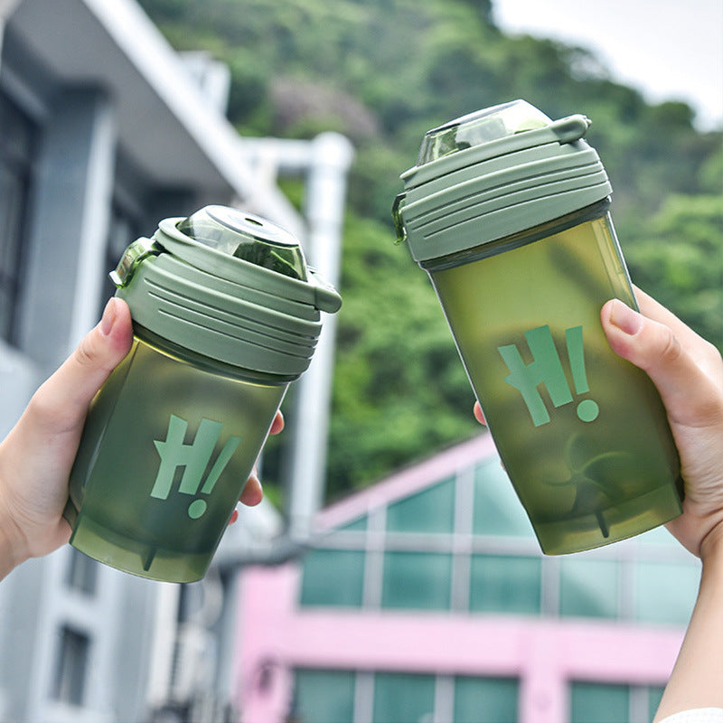 Shake Cup for Students and Athletes, Thickened Anti-Fall Protein Shaker Bottle, Large Capacity Portable Water Bottle