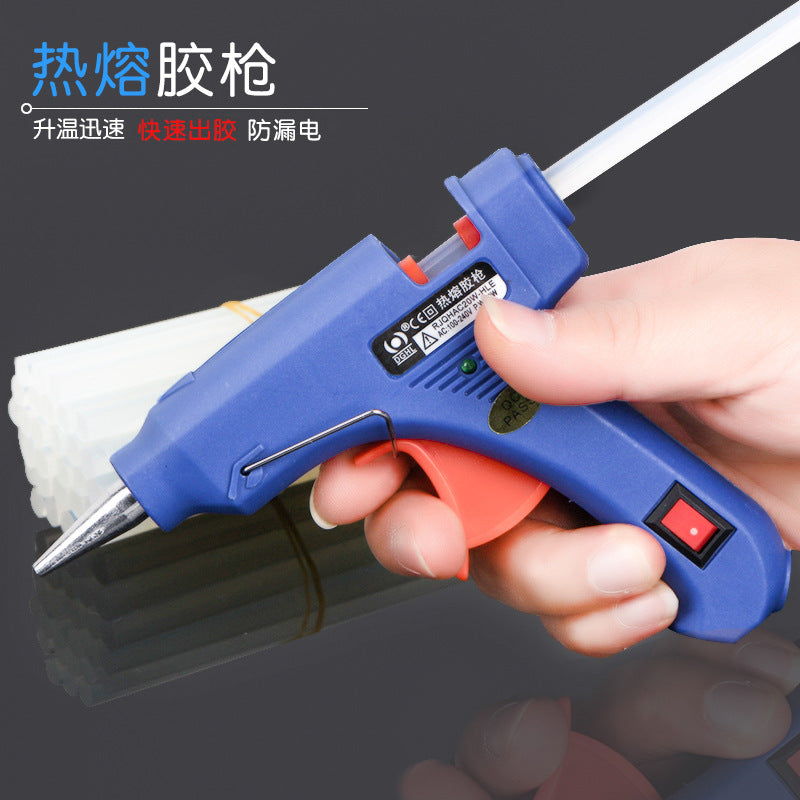 Mini Hot Melt Glue Gun Kit with Glue Sticks for DIY Crafts, Wood, Fabric, and Floral Arrangements