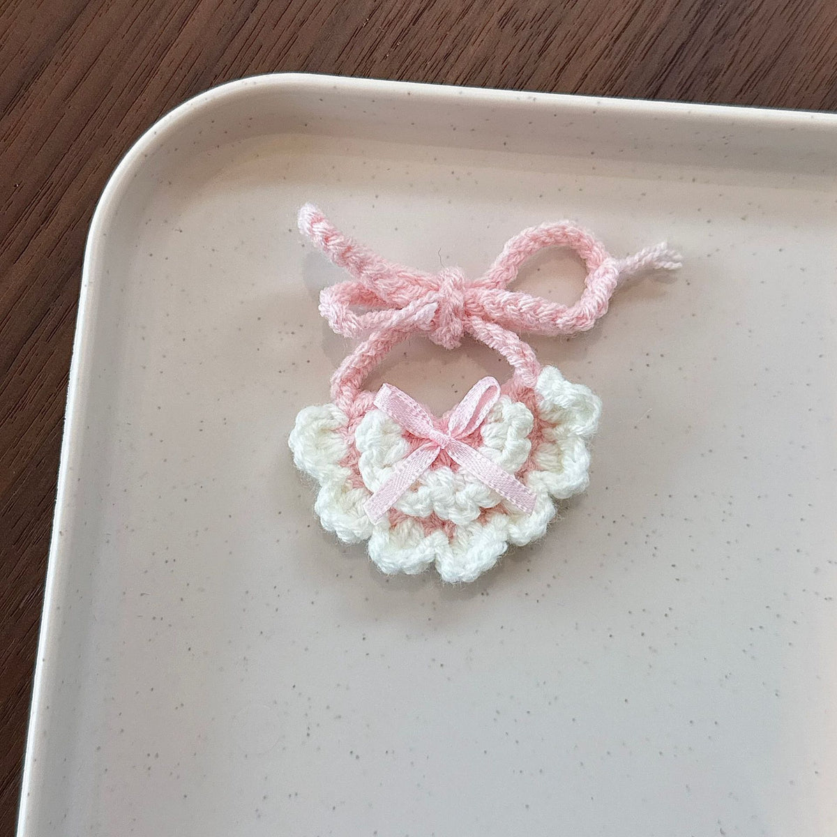 10cm Doll Clothes Highland Cow Bib for Cotton Dolls
