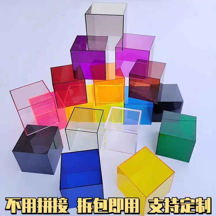 Acrylic Display Case for Collectibles, Toys, and Cosmetics - Dustproof Storage Box